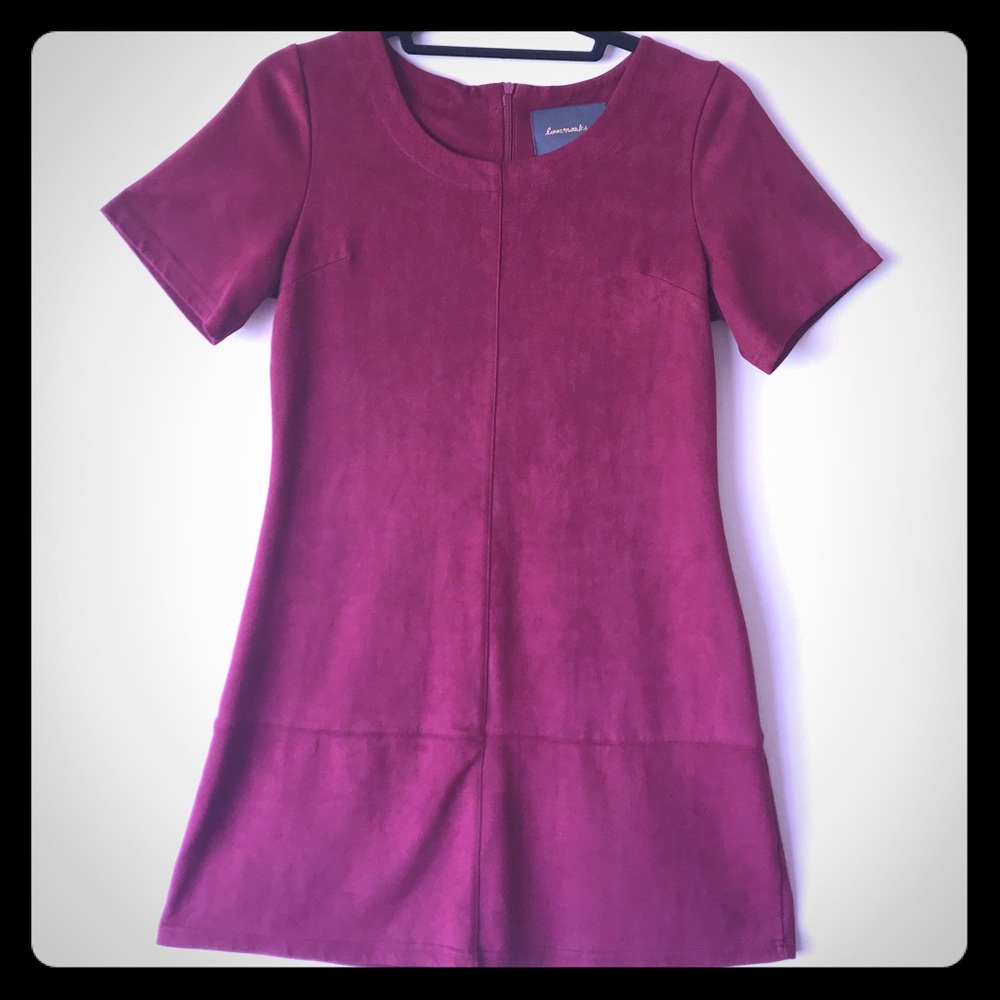 Suede Mini Dress